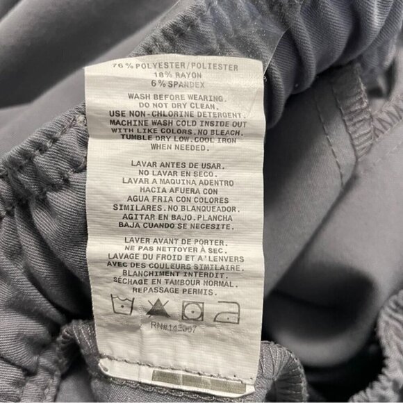 Jaanuu Size Small Gray Scrub Pants Uniform Nurse Doctor Healthcare - Picture 8 of 9